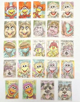 Fraggle Rock Original Sketch Trading Card  - Created by Guy Gilchrist