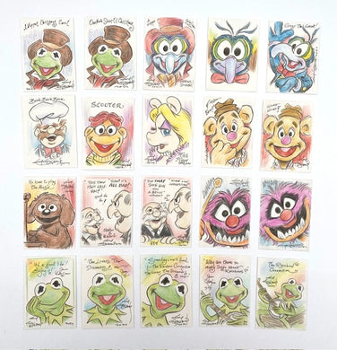 The Muppets Original Sketch Trading Card  - Created by Guy Gilchrist