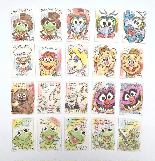 The Muppets Original Sketch Trading Card  - Created by Guy Gilchrist