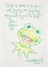 Load image into Gallery viewer, Kermit "Fun and Joyous and Fulfilling" - Guy Gilchrist Original