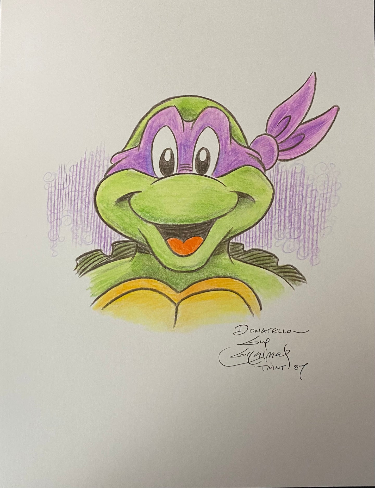 “Donatello 2” Original Art Sketch