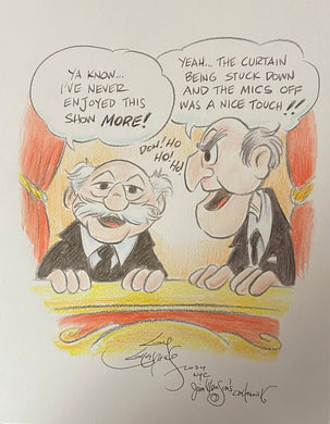 “Statler and Waldorf” Original Art Sketch