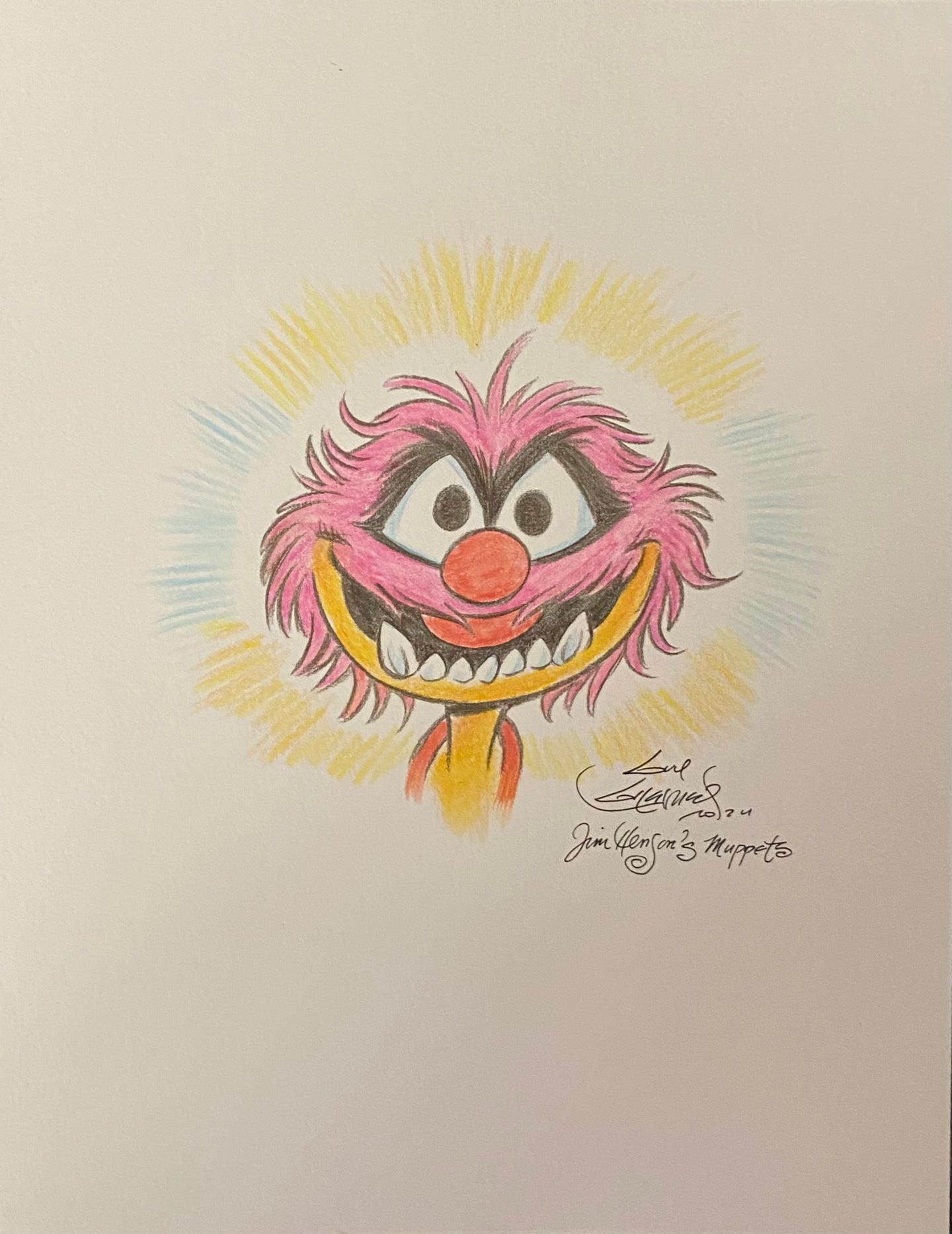 “Animal” Original Art Sketch by Guy Gilchrist