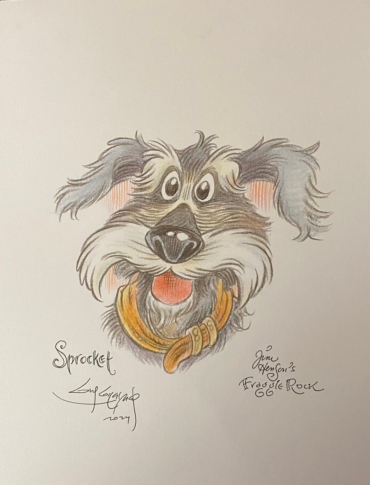 “Sprocket” Original Art by Guy Gilchrist