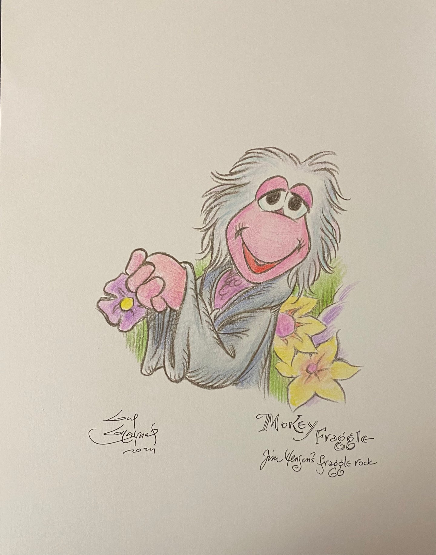 “Mokey” Original Art Sketch by Guy Gilchrist