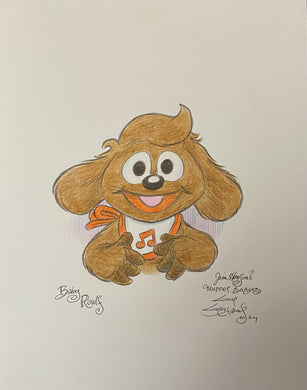 “Baby Rowlf” Original Art Sketch by Guy Gilchrist
