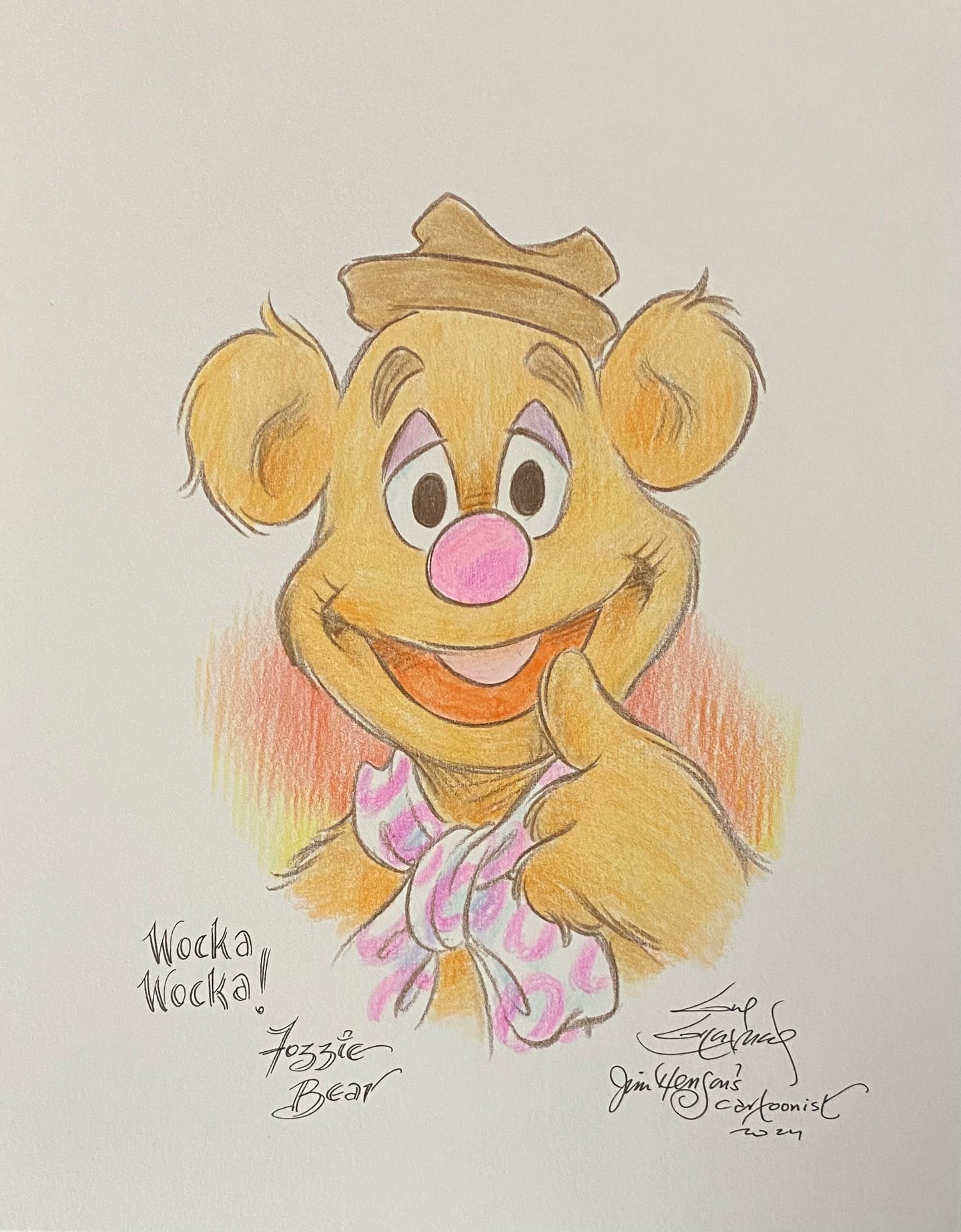 “Wocka, Wocka!” Original Art by Guy Gilchrist