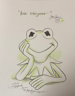 “Love Everyone” Original Art Sketch by Guy Gilchrist