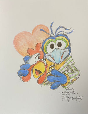 “Gonzo and Camilla” Original Art Sketch