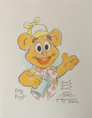 “Baby Fozzie” Original Art Sketch