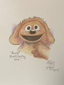 “Rowlf the Dog” Original Art Sketch