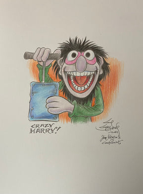 “Crazy Harry” Original Art Sketch