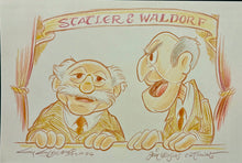 Load image into Gallery viewer, 9x9 “Statler and Waldorf 2” - Guy Gilchrist Original