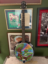 Load image into Gallery viewer, Limited Edition, Fully Painted Rainbow Connection Banjo, Drawn by Guy Gilchrist