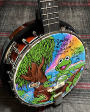Load image into Gallery viewer, Limited Edition, Fully Painted Rainbow Connection Banjo, Drawn by Guy Gilchrist