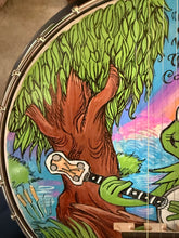 Load image into Gallery viewer, Limited Edition, Fully Painted Rainbow Connection Banjo, Drawn by Guy Gilchrist