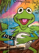 Load image into Gallery viewer, Limited Edition, Fully Painted Rainbow Connection Banjo, Drawn by Guy Gilchrist