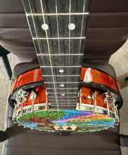 Load image into Gallery viewer, Limited Edition, Fully Painted Rainbow Connection Banjo, Drawn by Guy Gilchrist