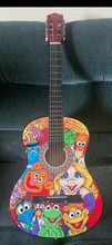 Load image into Gallery viewer, “Joy, Fun, and Happiness" Muppets Guitar - Guy Gilchrist Original Art