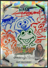 Load image into Gallery viewer, Kermit and Friends Metallic Leaf Trading Card - Created by Guy Gilchrist