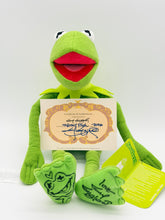 Load image into Gallery viewer, Kermit Plush with Drawing from Guy