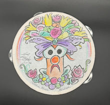 Load image into Gallery viewer, “Cabin Fever” Beaker Tambourine - Original Art by Guy Gilchrist