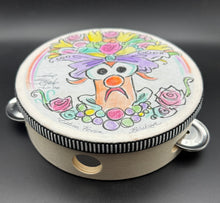 Load image into Gallery viewer, “Cabin Fever” Beaker Tambourine - Original Art by Guy Gilchrist