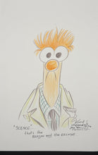 Load image into Gallery viewer, Beaker “Science” Outline - Guy Gilchrist Original Artwork
