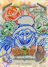 Load image into Gallery viewer, Electric Mayhem Leaf Metal Trading Card - Created by Guy Gilchrist