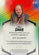Load image into Gallery viewer, Electric Mayhem Leaf Metal Trading Card - Created by Guy Gilchrist