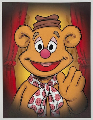 Fozzy Bear Art Print - Created by Guy Gilchrist