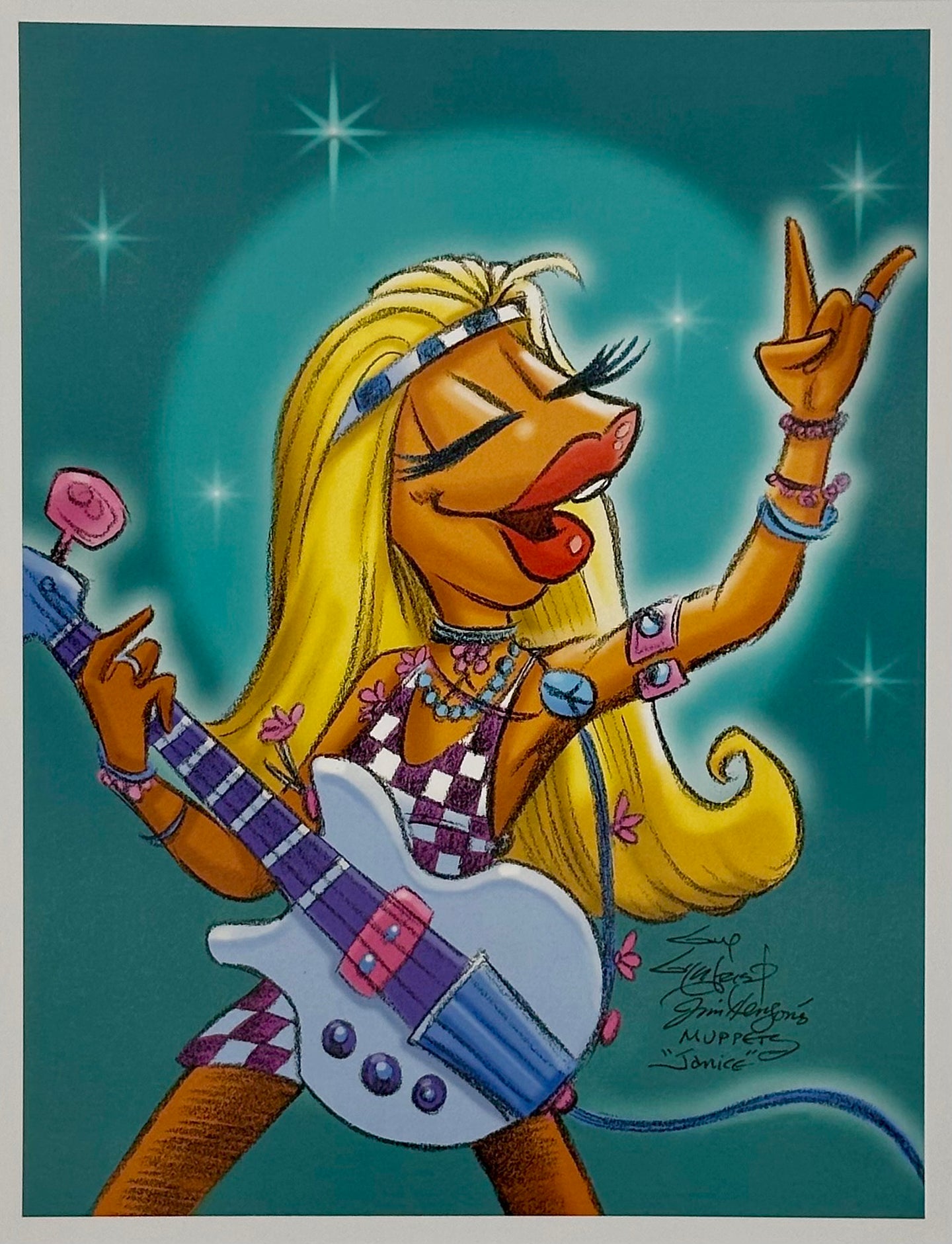 Janice Art Print - Created by Guy Gilchrist