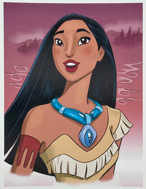 Pocahontas Art Print - Created by Guy Gilchrist