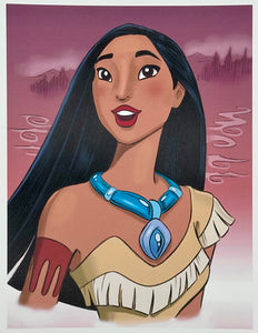 Pocahontas Art Print - Created by Guy Gilchrist