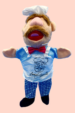 Original Sketch on Swedish Chef Hand Puppet 12 Inch Plush – Muppets