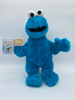 Muppets Cookie Monster 18 Inch Plush with Sketch Card – Hand-Signed by Guy Gilchrist