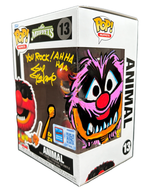 Guy Gilchrist Sketched & Signed The Muppets Animal Flocked #13 LE1500 Funko Pop 7B5