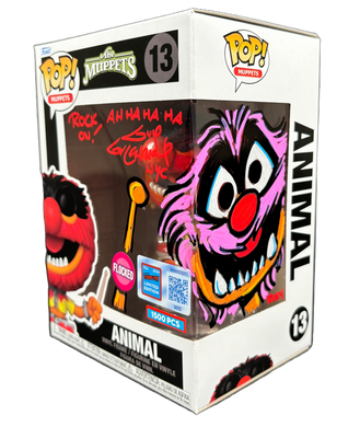 Guy Gilchrist Sketched & Signed The Muppets Animal Flocked #13 LE1500 Funko Pop 2C5