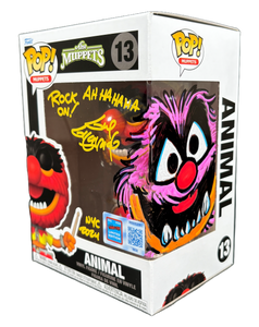 Guy Gilchrist Sketched & Signed The Muppets Animal Flocked #13 LE1500 Funko Pop C82