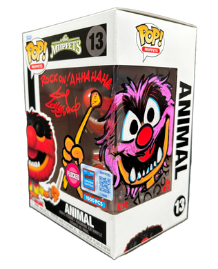 Guy Gilchrist Sketched & Signed The Muppets Animal Flocked #13 LE1500 Funko Pop 468