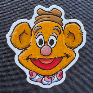 Muppets 'Fozzie' 3 Inch Glossy Die-Cut Sticker - Created by Guy Gilchrist