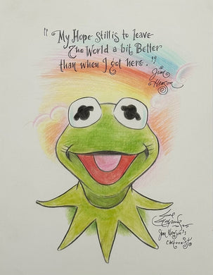 “Kermit Hope” Original Art Sketch