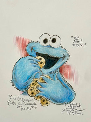 “C Is For Cookie” Original Art Sketch