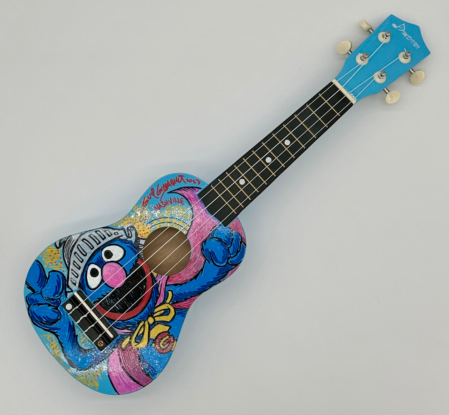 Super Grover Ukulele by Guy Gilchrist