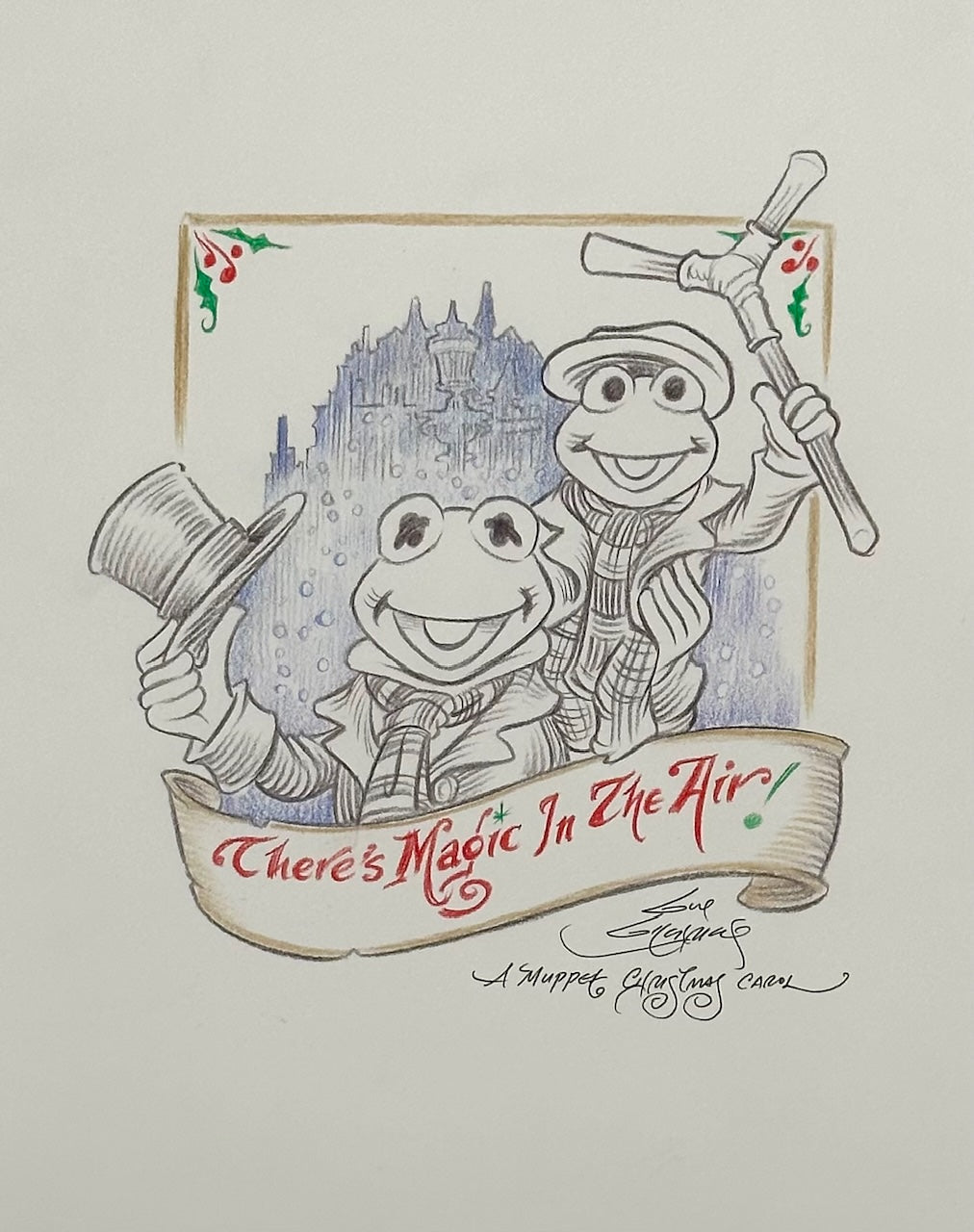 “There’s Magic in the Air” Original Art Sketch by Guy Gilchrist