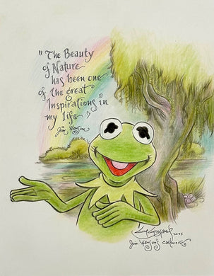 “Kermit Beauty of Nature” Original Art Sketch