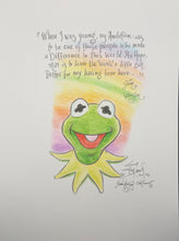 Load image into Gallery viewer, Kermit "Ambition" - Guy Gilchrist Original Artwork
