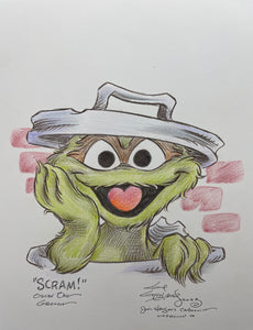 Oscar "Scram" #1 Original Art 8.5x11 Sketch - Created by Guy Gilchrist