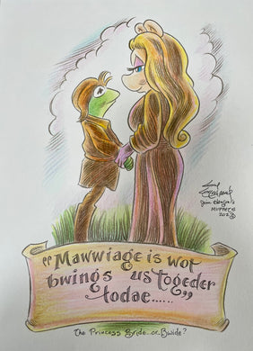 Muppets Princess Bride Art Print - Created by Guy Gilchrist