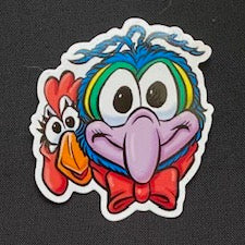 Muppets 'Gonzo & Camilla' 3 Inch Glossy Die-Cut Sticker - Created by Guy Gilchrist